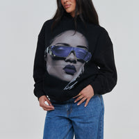 Rhianna Black Hoodie