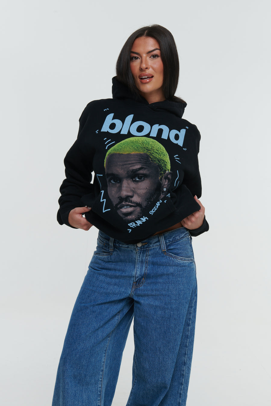 Frank Ocean Blond Black Hoodie W