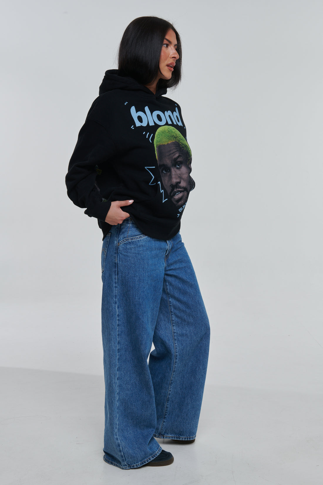 Frank Ocean Blond Black Hoodie W