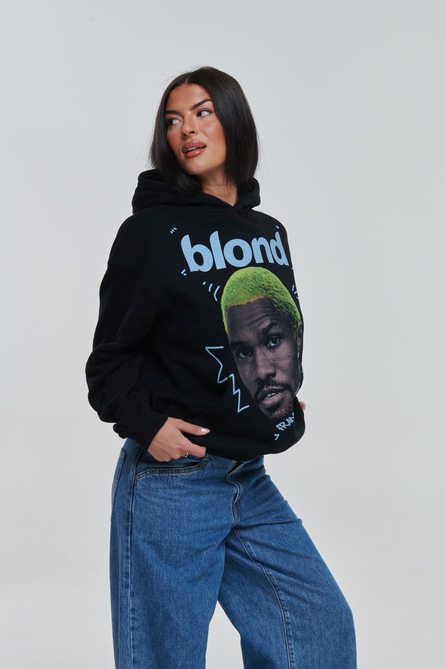 Frank Ocean Blond Black Hoodie W