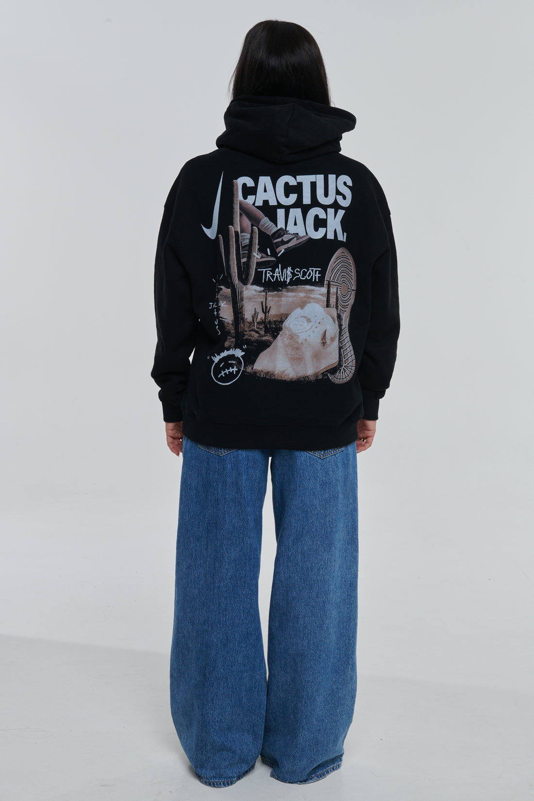 Travis Scott Cactus Jack Black Hoodie W