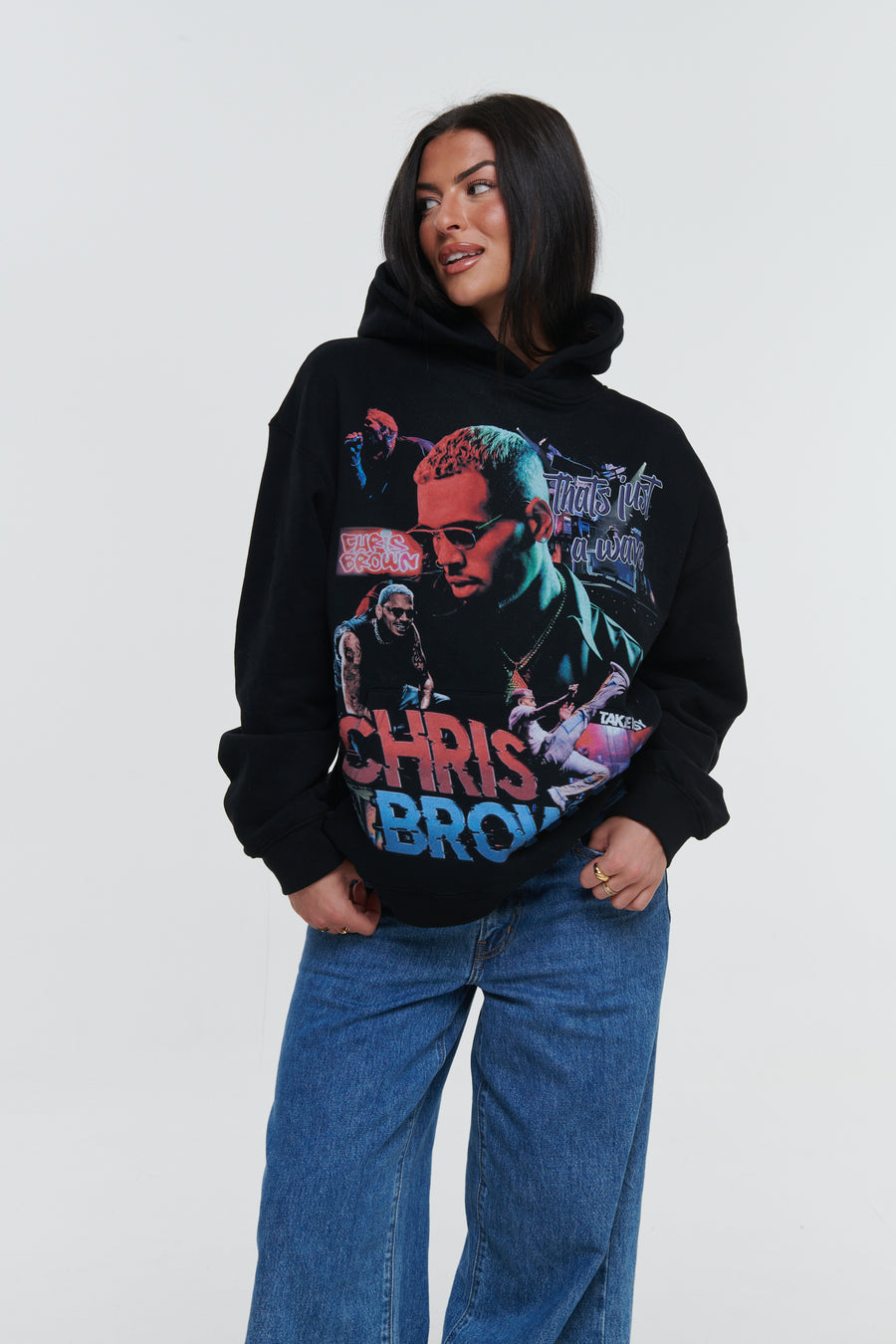 Chris Brown Breezy Black Hoodie W