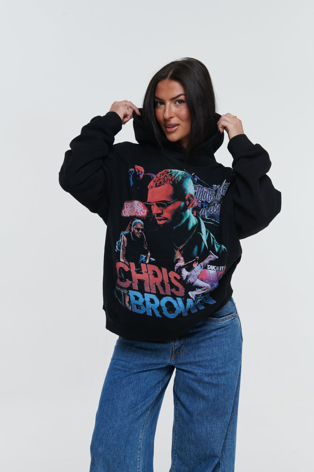 Chris Brown Breezy Black Hoodie W