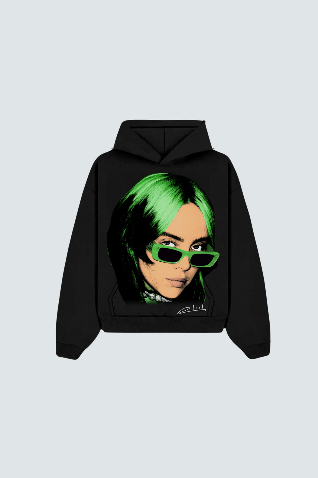 Billie eilish hoodie black sale