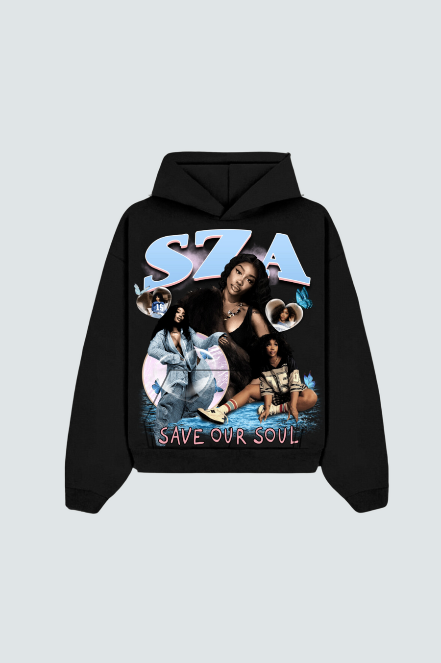 SZA Save Our Soul Black Hoodie