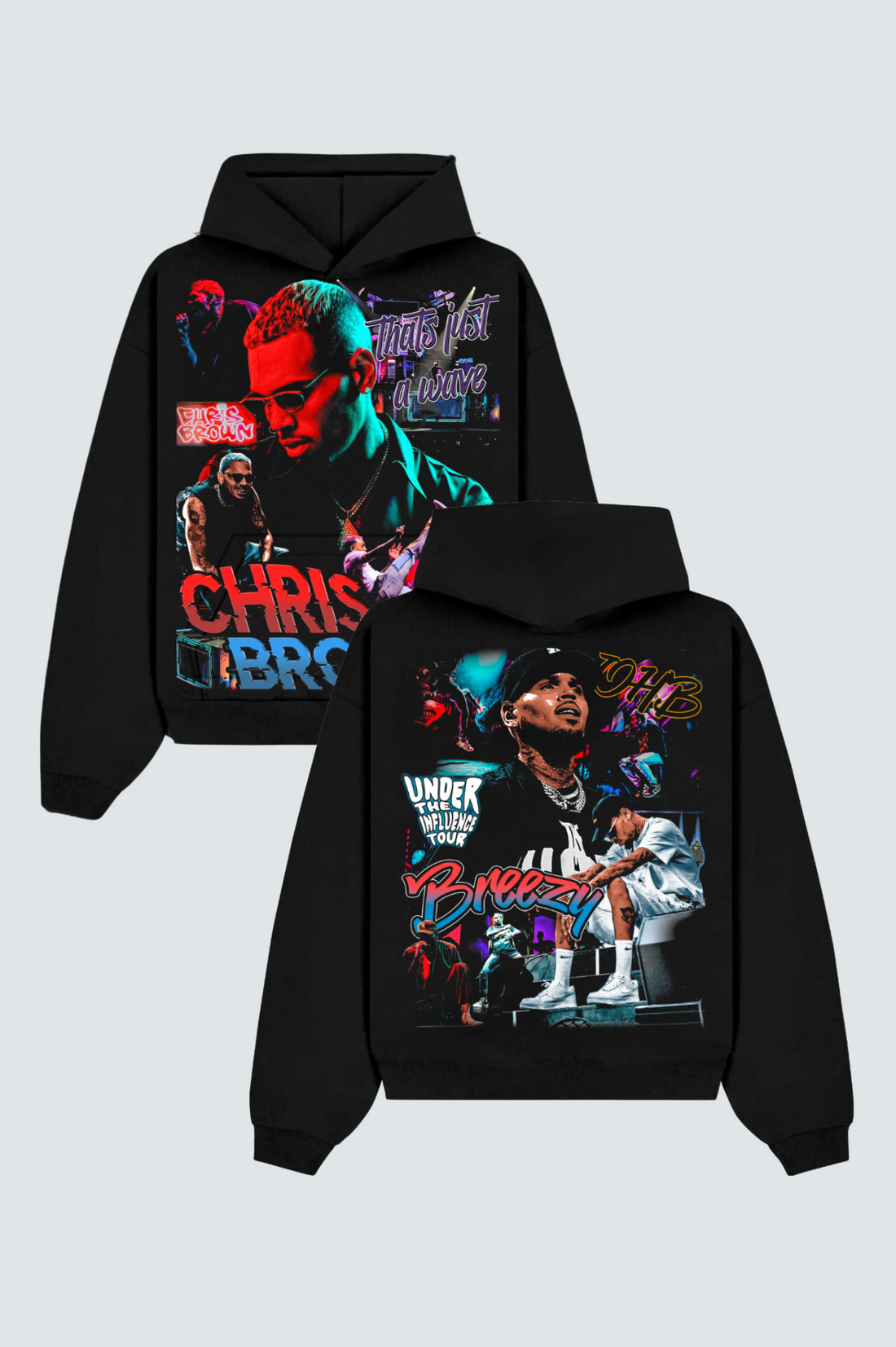 Chris Brown Breezy Black Hoodie UNISEX