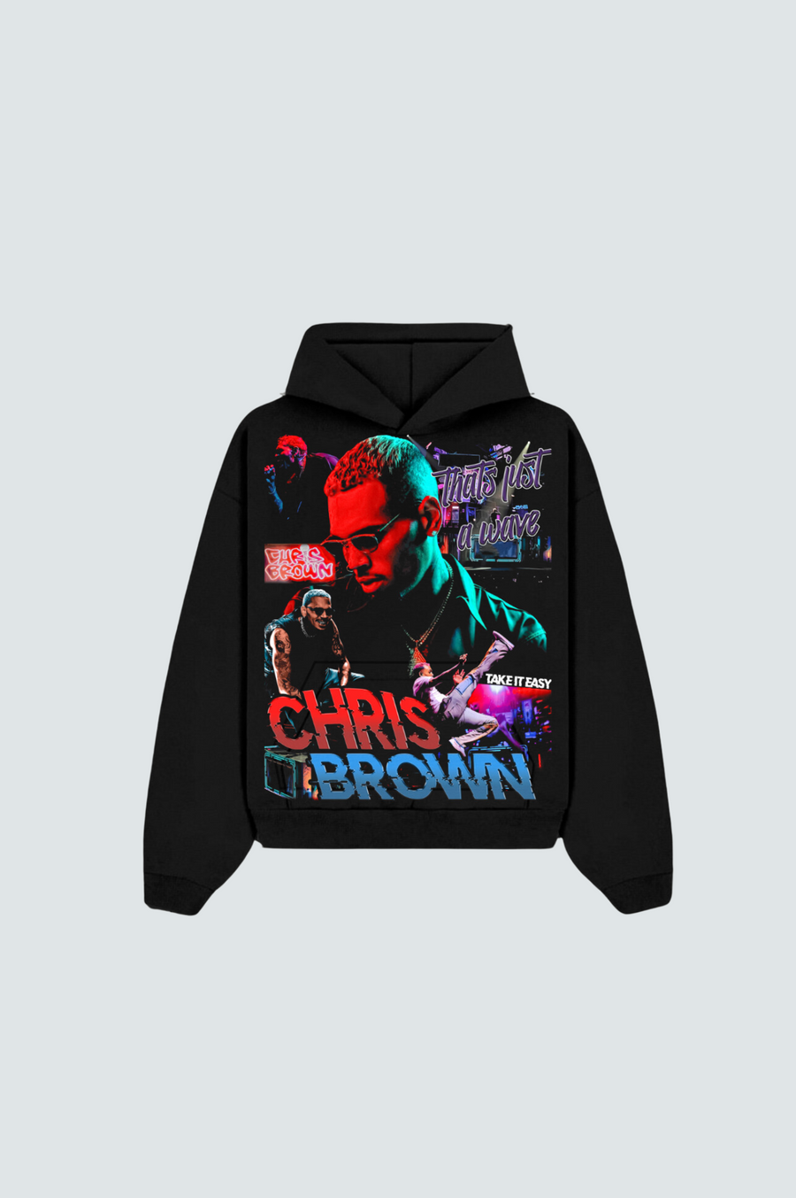 Chris Brown Breezy Black Hoodie W