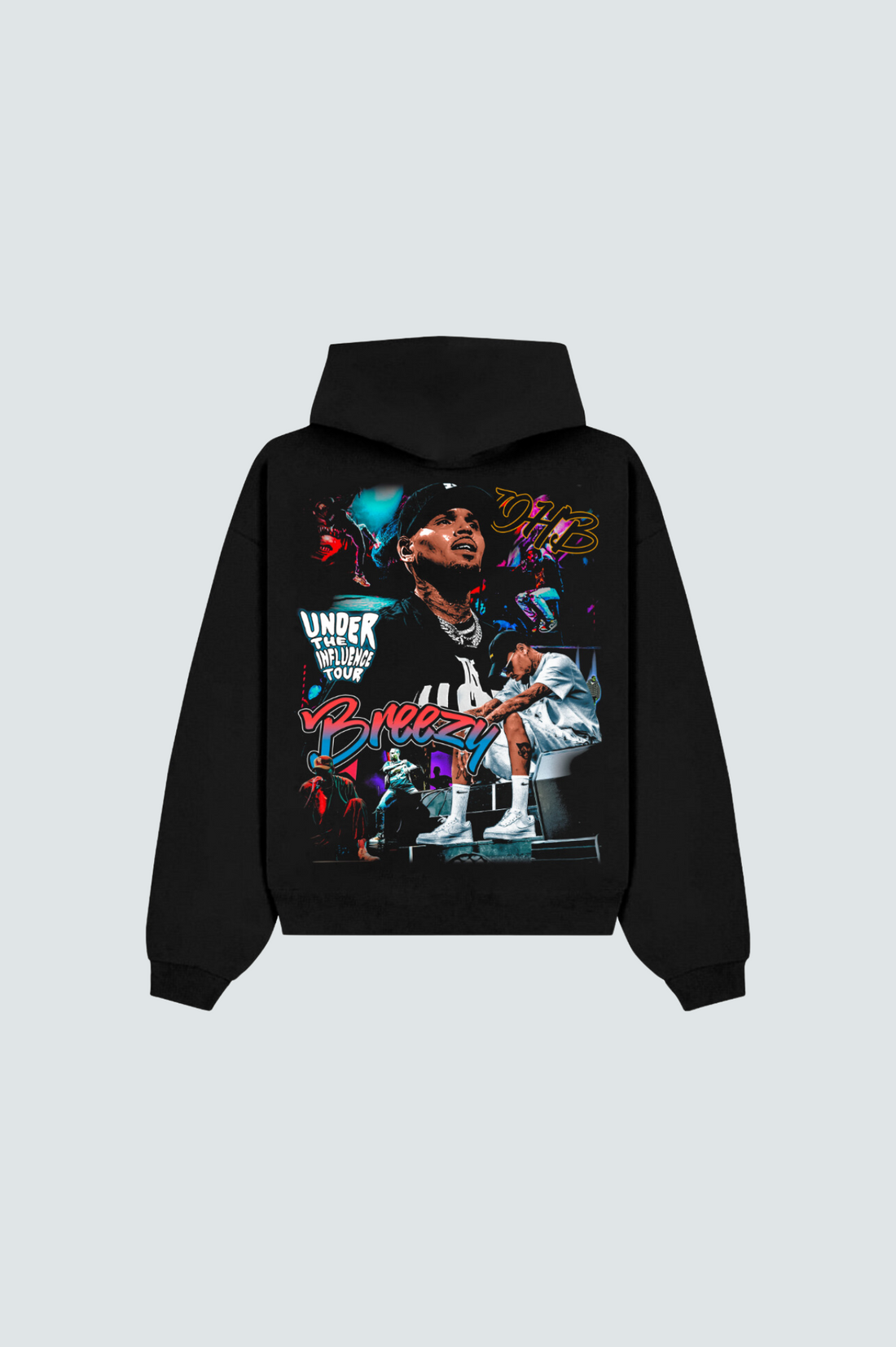 Chris Brown Breezy Black Hoodie W