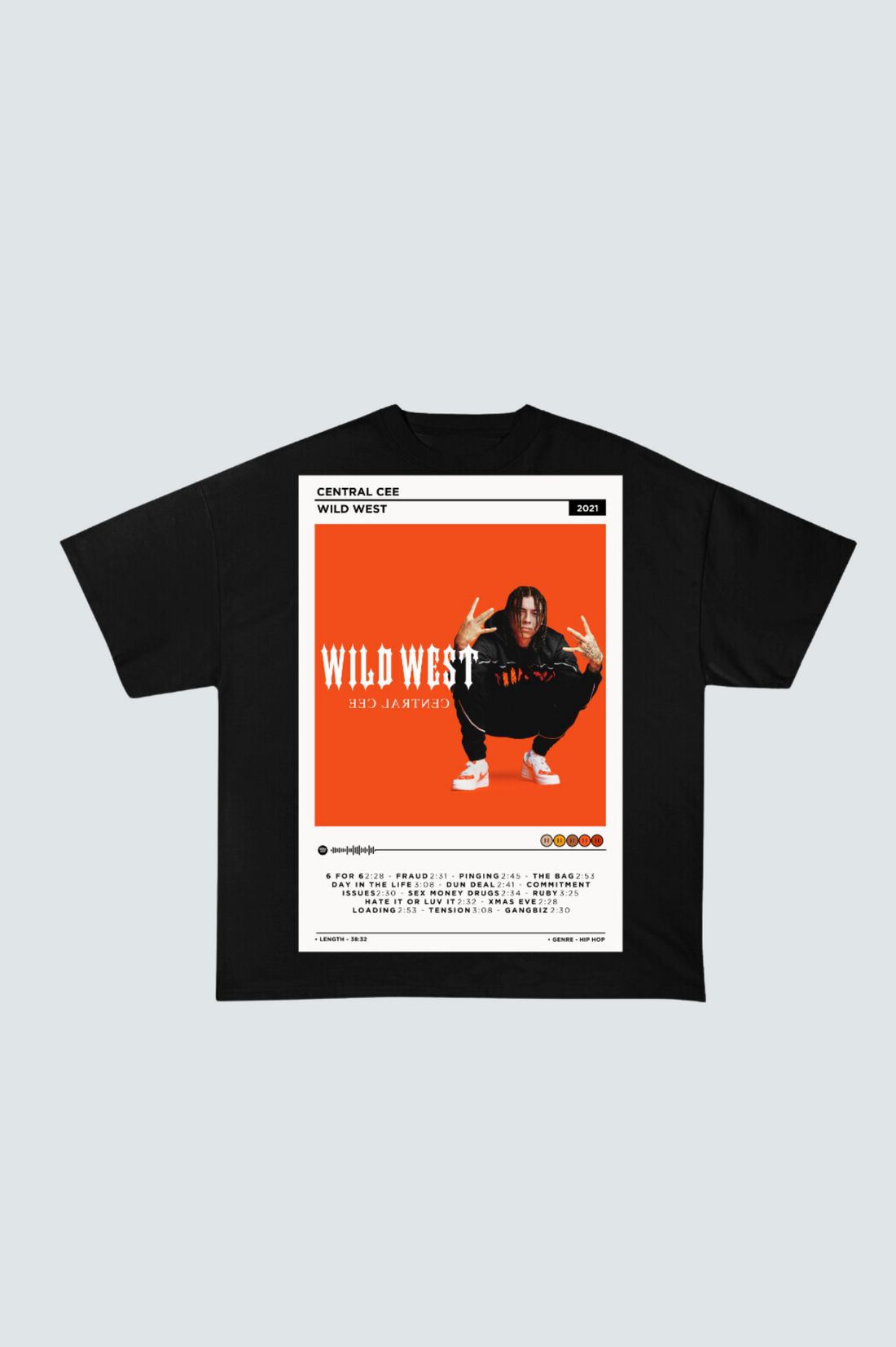 Central Cee 'WILD WEST' Album Tshirt W