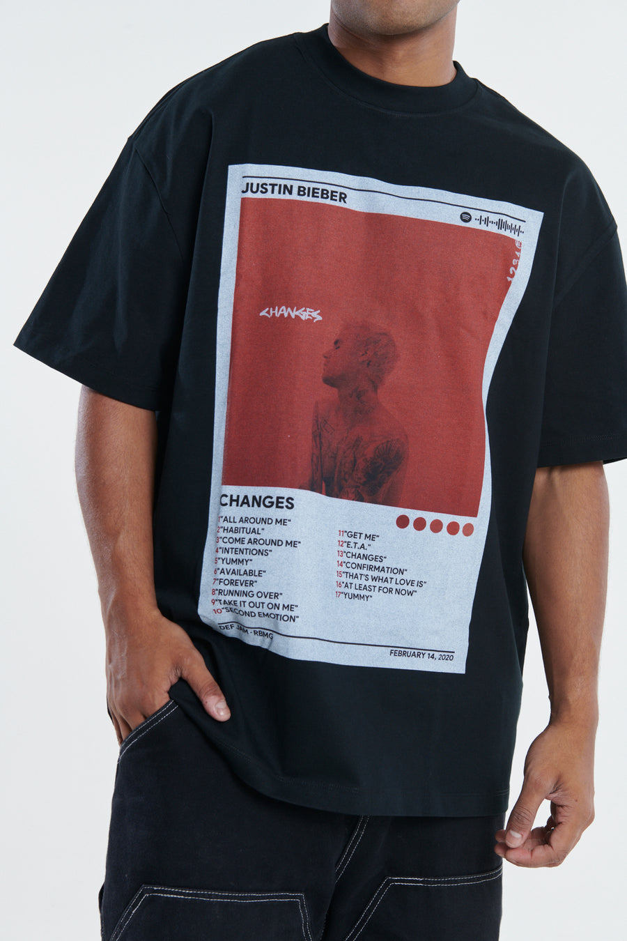 Justin Bieber Album ' CHANGES ' Tshirt