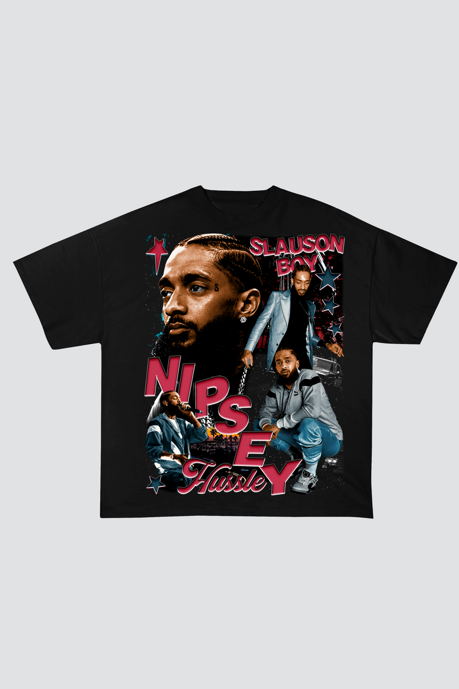 PRE - ORDER ( 20 DEC ) NIPSEY HUSSLE SLAUSON BOY BOOTLEG TSHIRT