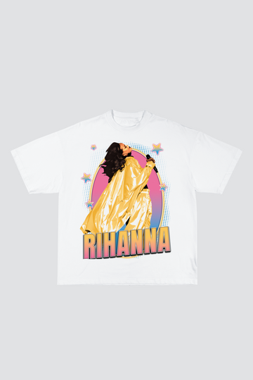 PRE - ORDER ( 20 DEC ) RIHANNA QUEEN WHITE TSHIRT