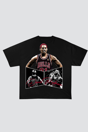 PRE - ORDER ( 20 DEC ) RODMAN BULLS BOOTLEG TSHIRT