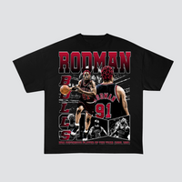 PRE - ORDER ( 20 DEC ) RODMAN BULLS BOOTLEG TSHIRT