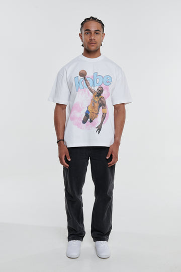 Kobe Bryant Mamba Mentality White Tshirt