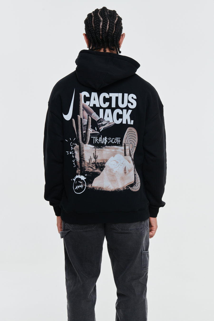 Travis Scott Cactus Jack Black Hoodie