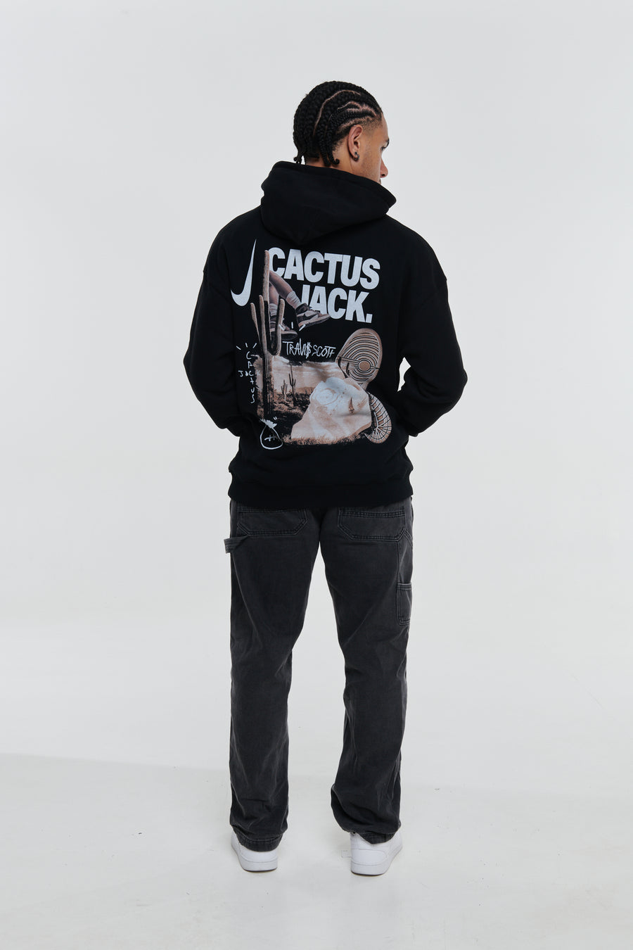 Travis Scott Cactus Jack Black Hoodie