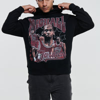 Michael Jordan Bulls Black Hoodie